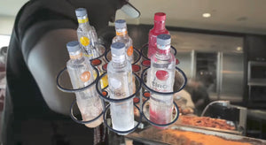 Ciroc Bottles with Bottles Display