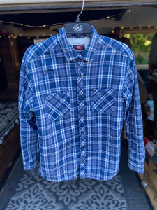 QuickSilver, Fleece lined, super warm flannel, Size Small