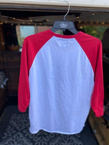 Brixton baseball Jersey Red\White size L